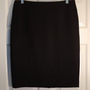 Vertigo Paris Black Pencil Skirt Fully Lined 8